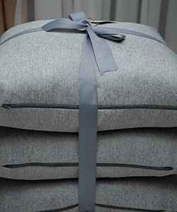 Stack of 3 Luxurious Premium cushions  with goose down filling(60 x 60)