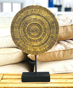 Gold Shield Sculpture